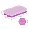Silikoninė ledo forma Springos 20x12 cm violetinė