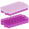 Silikoninė ledo forma Springos 20x12 cm violetinė