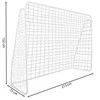 Futbolo vartai Springos, 213x152x75 cm