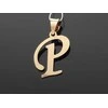 Auksinis pakabukas raidelė P Praba: 585