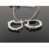 Best Diamonds Balto aukso auskarai su briliantais Praba: 585