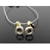 Best Diamonds Geltono aukso auskarai su briliantais Praba: 585