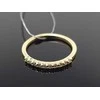 Geltono aukso žiedas su briliantais