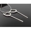Best Diamonds Kabantys auksiniai auskarai su briliantais Praba: 585