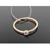 Best Diamonds Auksinis žiedas su briliantu