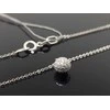 Best Diamonds Balto aukso grandinėlė su baltais briliantais