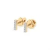 Best Diamonds Geltono aukso auskarai su briliantais Praba: 585
