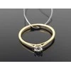 Best Diamonds Geltono aukso žiedas su briliantu