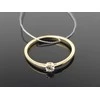 Best Diamonds Geltono aukso žiedas su briliantu