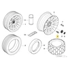 2000-2005 BMW X5 E53 ~ 1 RATO KALADĖ ~ 36136756298 ~ OEM DALIS