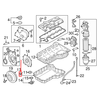 Apatinis Alyvos Bakelis VAG Audi TT Roadster 8J Originalus 07K103600E