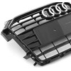 Audi A1 S1 8X Juostelės Radiatoriaus Grotelė Juodas Blizgantis VAG Originalus 8XA853651BALZ