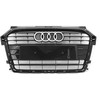 Audi A1 S1 8X Juostelės Radiatoriaus Grotelė Juodas Blizgantis VAG Originalus 8XA853651BALZ