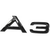 Audi A3 VAG Inscription Juodas Tuning Emblema Originalus 8Y0071803