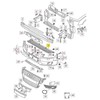 Audi A5 S5 2008 2011 Uždarymo Elementas VAG Originalus 8T0807233
