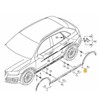 Audi Q3 2012 2016 Galinis Ratlankio Dėžės Juoda Danga Dešinė Vag Originalus 8U08538184U8