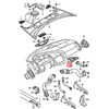 Audi R8 2007 2012 VAG Nero Ventiliatoriai Juodi Originalus 424820951H77