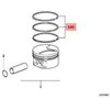 AUTENTIŠKAS OEM BMW E34 E36 E38 E39 M41 M51 Remonto rinkinys 1x stūmoklio žiedai 11252243860