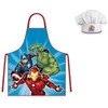 "Avengers" 2 dalių prijuostės ir kepurės rinkinys vaikams