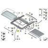 BMW 1 2 3 4 X4 SERIJOS priekinio stoglangio vandens nuleidimo žarnelė Originali 41217233822