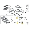 Bmw 1 E81 E87 E88 E82 Pavarų Perjungimo Dėklas Satinsilber Matt Originalus 51169197191