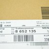 BMW 1 F20 priekinio bamperio vilkimo etiketė originali 71228652135