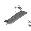 BMW 1 F21 F21 F20 F87 G06 Saulės skydelio laikiklis originalus 51167325430 7325430