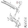 BMW 1 serija E81 E87 2004-2012 galinio valytuvo rankenos dangtelis originalus 61627199566