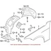 BMW 12-16 328i priekinio sparno laikiklis dešinėje 41357298038 originalus