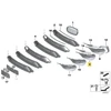 Bmw 2 F45 F46 Dešinė Šoninė Grotelė Originalus 51117460162