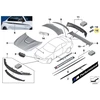 BMW 2 serijos F22/F23 235/240i M Performance tarpiniai vamzdžiai originalūs 18302287042