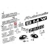 Bmw 2500 3 3 Li Emblema Originalus 51141816997