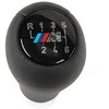 BMW 3 5 6 serijos E46 E60 E61 E63 M Sport 6 pavarų perjungimo pavarų dėžės odinė rankenėlė originali 25117896886