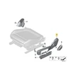 BMW 3 8 X3 X4 SERIES priekinės keleivio sėdynės elektrinės apdailos užvalkalas dešinėje pusėje originalus 52107469672
