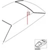 BMW 3 Coupe E46 galinio lango stiklo oro juostos sandariklis 51318208471 NEW GENUINE
