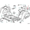 BMW 3 E30 Galinio Ratlankio Dangtelis Desinys Originalus 51711961930