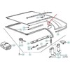 BMW 3 E30 Kabriolet Kietas stogas Dešinė danga 54211959982 1959982 NAUJA ORIGINALI