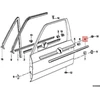 Bmw 3 E30 Kairioji Abdeckung Originalus 51211888421