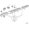 BMW 3 E30 Priekinis Kairysis Stossleiste 51131962466