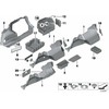 BMW 3 E90 E92 Kairys Saugojimo Dėžė Originalus 51477139051