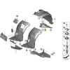 BMW 3 E92 E93 Dešinė Apdangos Originalus 51718040532