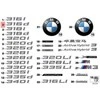 Bmw 3 F30 Etiketė Originalus 51147289867