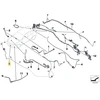 BMW 3 F30 F30 F80 priekinio aptakio trosas originalus 9365043 61129365043