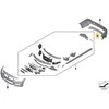Bmw 3 F30 F31 Galinio Stiklo Įdėklas Originalus 51128054197
