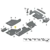 Bmw 3 G20 G21 Apatinė Danga Viduryje Originalus 51757340860