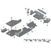 Bmw 3 G20 G21 Apatinė Danga Viduryje Originalus 51757447151