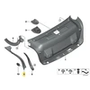 BMW 3 G20 GALINIS BAGAŽO DANGTIS KAIRĖS LAŠO RAIL Originalus 51497430619
