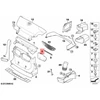 BMW 3 Serija E46 1999 2006 Vaizdo Aukštyn Kairysis Aušinimo Oro Dangtelis Originalus 51718227517