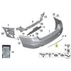 Bmw 3 Serija F30 F31 Galvos Dekoratyvinis Juostelė Originalus 51127289756