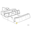 BMW 320i E21 Lichtscheibe Nebelschlussl 1975 1983 Originalus 63211374536
